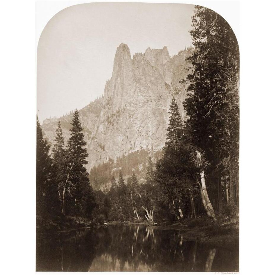 Sentinel (View of the Valley) 3270 ft. Yosemite, California, 1861-Paper Art-19&quotx24"