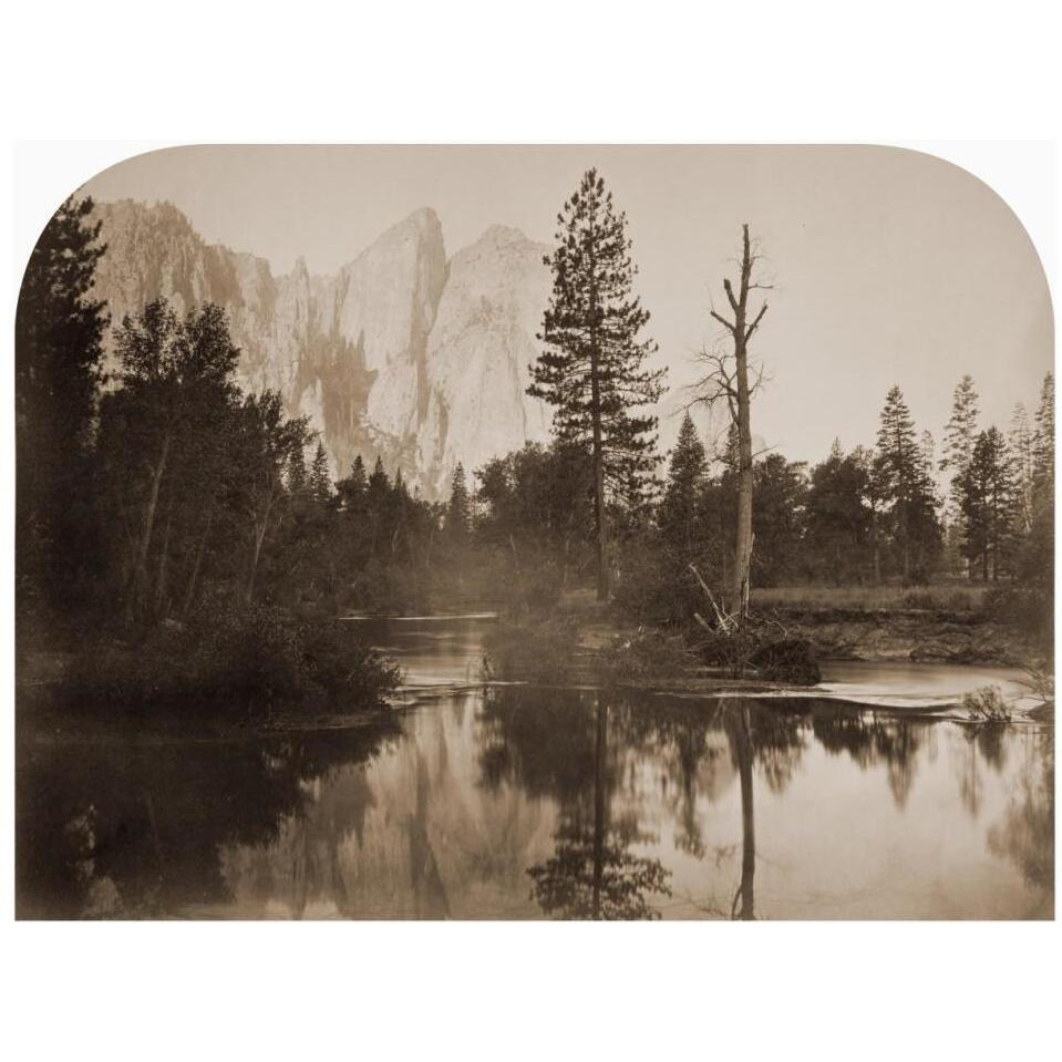 River View - Down the Valley - Yosemite, California, 1861-Paper Art-18&quotx14"