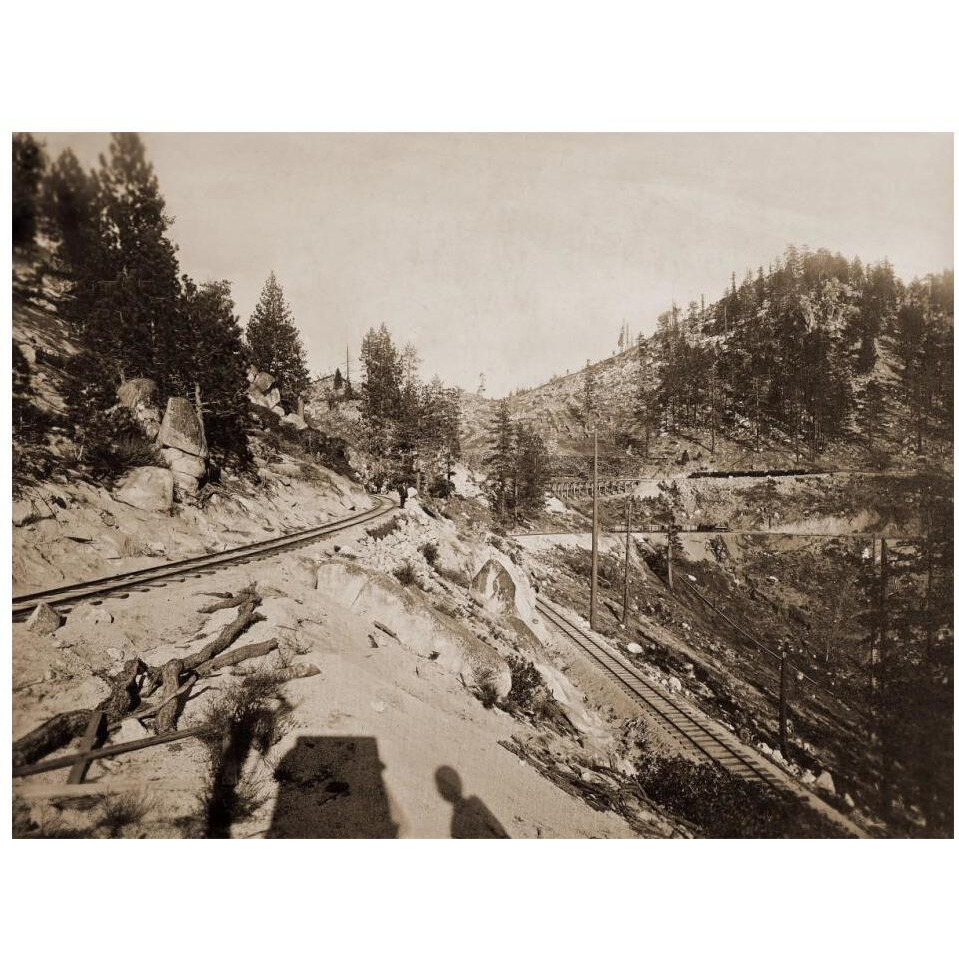 View on Lake Tahoe, California, 1877-Paper Art-18&quotx14"
