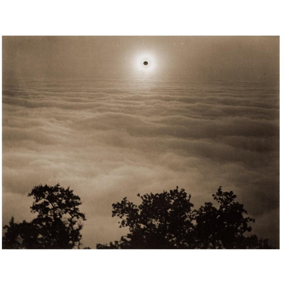 Solar Eclipse from Santa Lucia Range, California, January 1, 1889-Paper Art-26&quotx20"