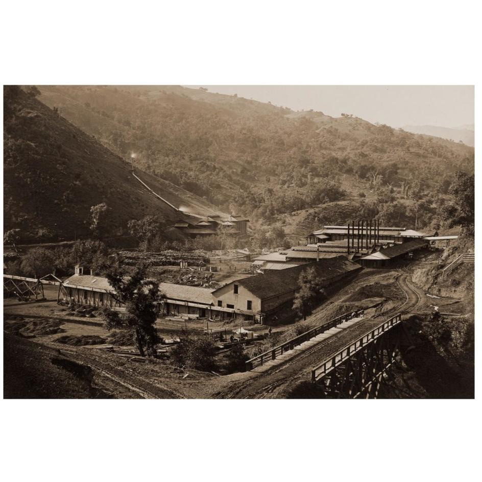 Smelting Works, New Almaden, Santa Clara, California, 1863-Paper Art-26&quotx18"