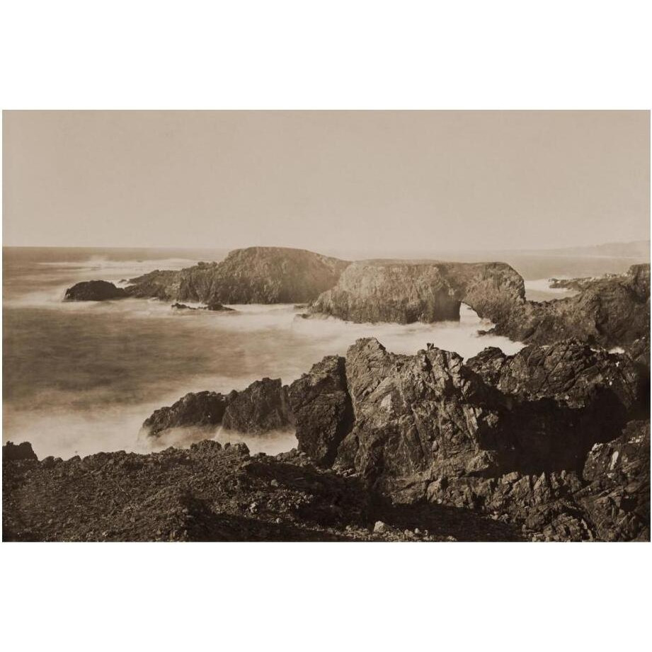Coast View off Mendocino, California, 1863-Paper Art-24&quotx17"