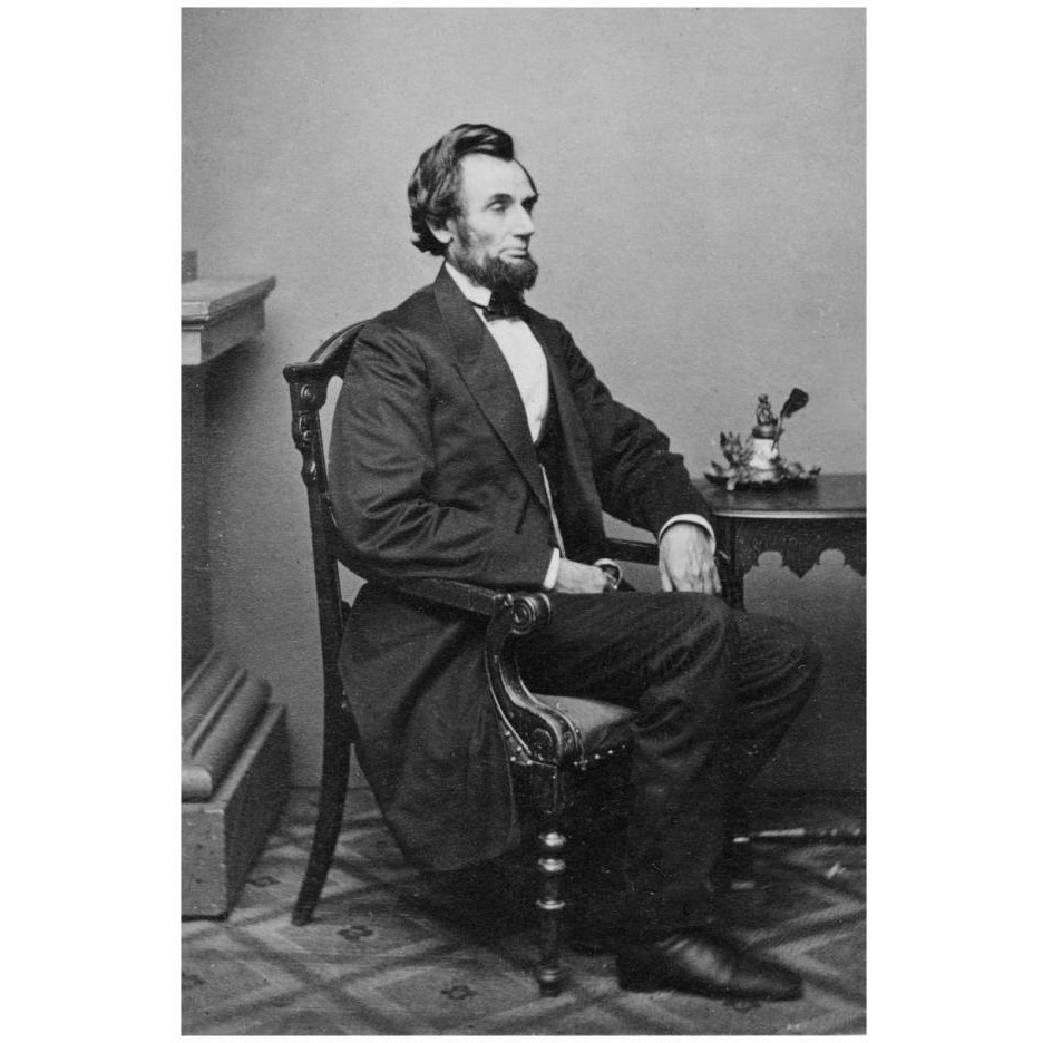 President Abraham Lincoln, Washington D.C., 1865-Paper Art-18&quotx26"