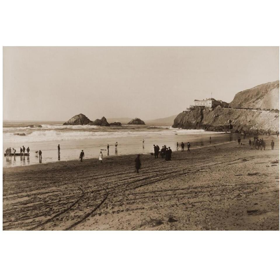 The Cliff House, San Francisco, about 1879-1880-Paper Art-20&quotx14"