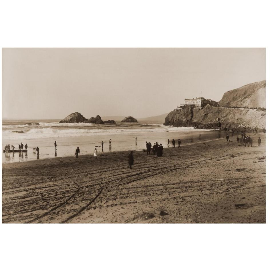 The Cliff House, San Francisco, about 1879-1880-Paper Art-26&quotx18"