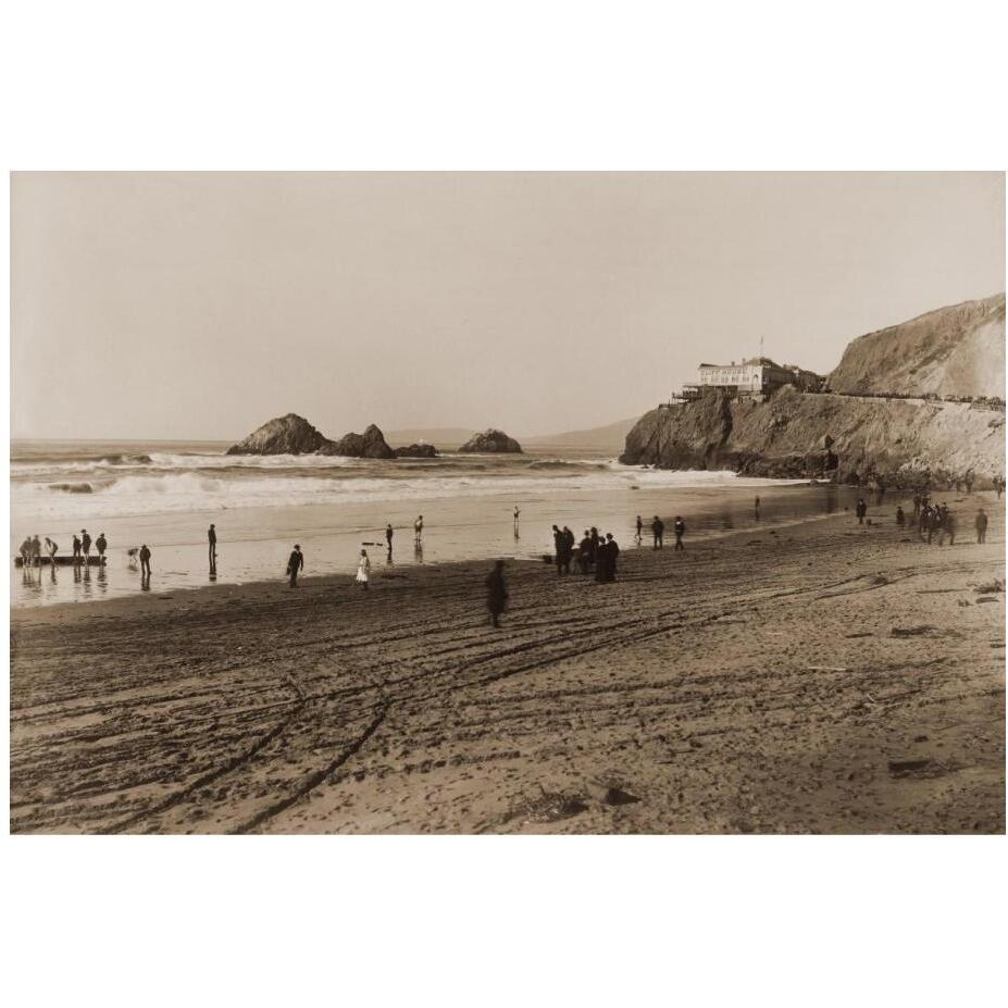 The Cliff House, San Francisco, about 1879-1880-Paper Art-24&quotx17"