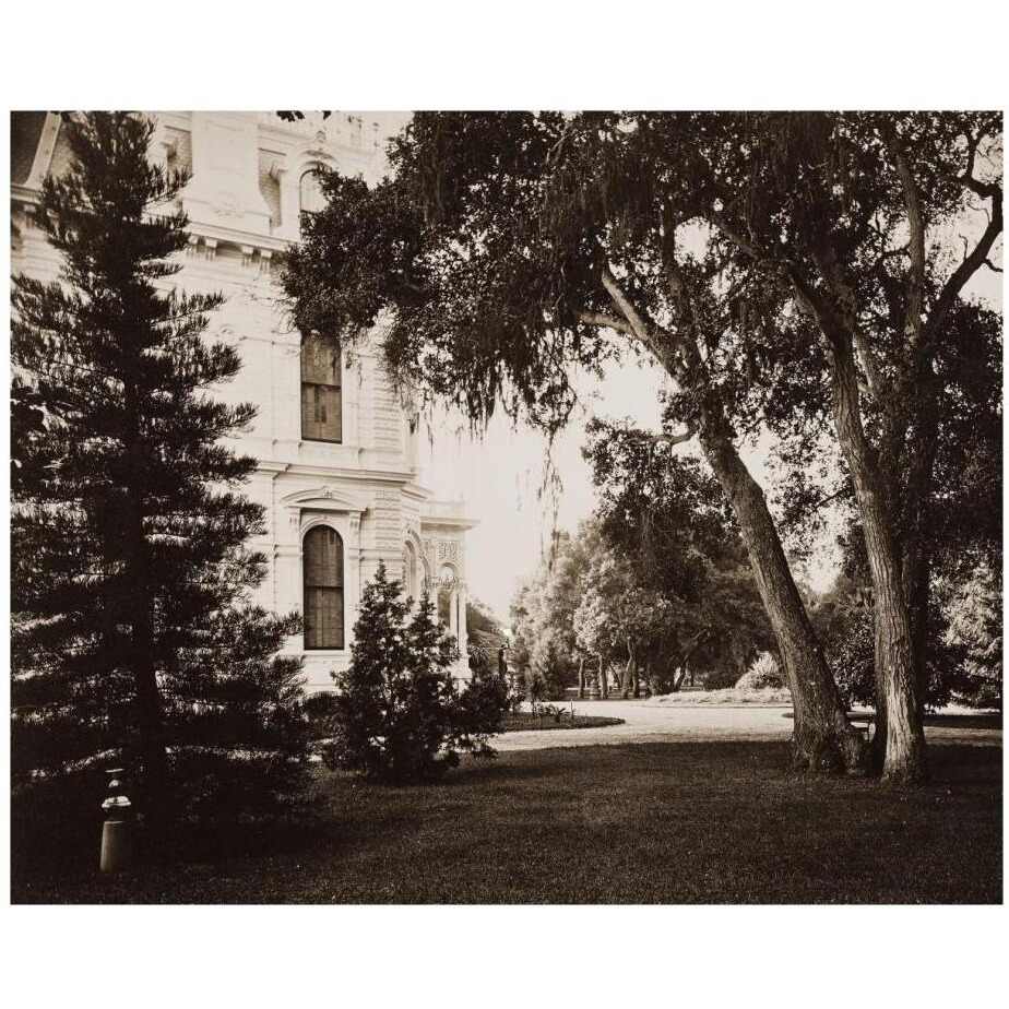 Thurlow Lodge, Menlo Park, California - Lawn and House, 1874-Paper Art-22&quotx18"