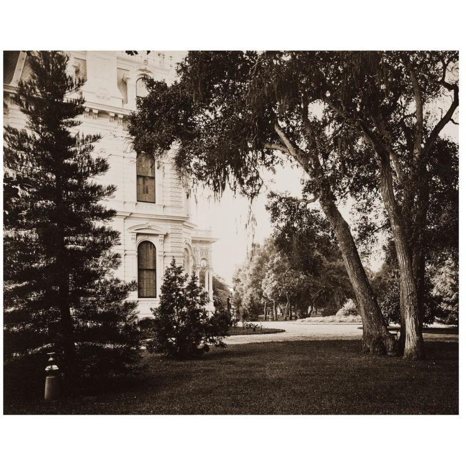 Thurlow Lodge, Menlo Park, California - Lawn and House, 1874-Paper Art-26&quotx22"