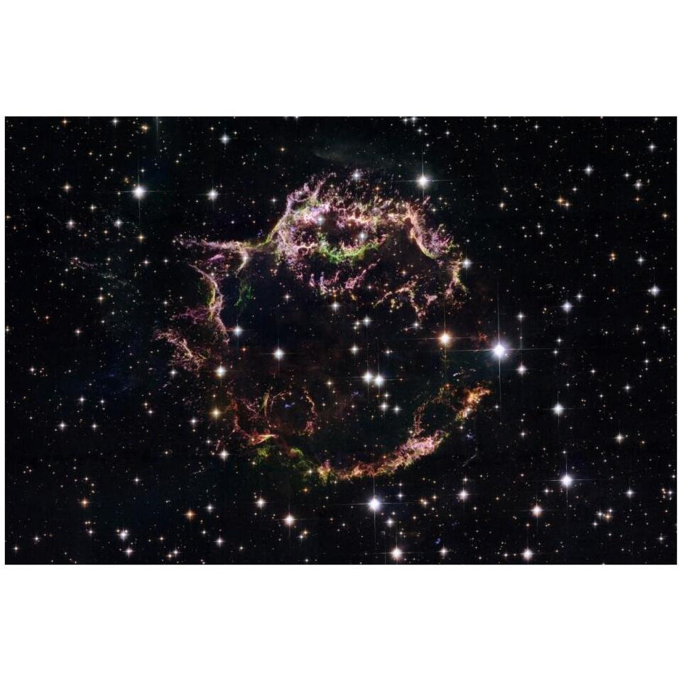 Supernova Remnant Cassiopeia A - March 2004-Paper Art-38&quotx26"