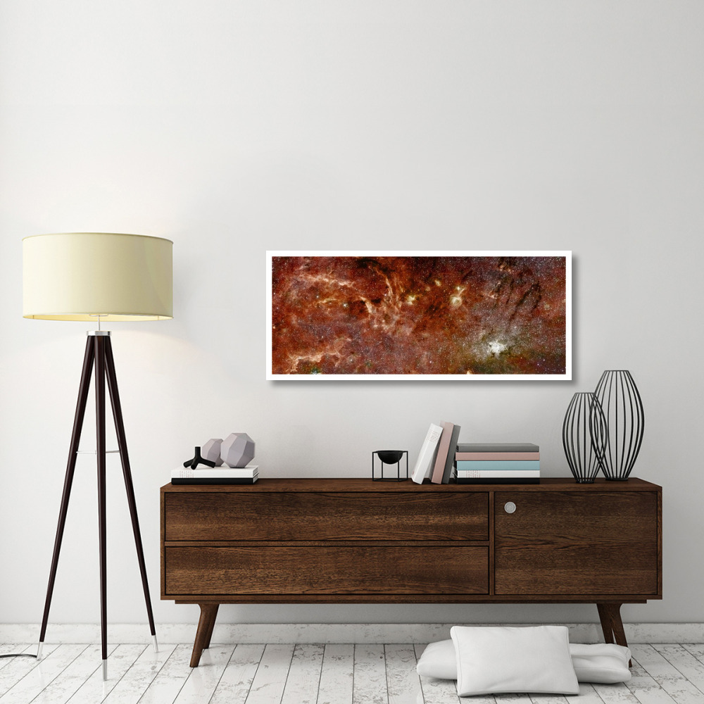 HST-Spitzer Composite of Galactic Center-Paper Art-52&quotx22"