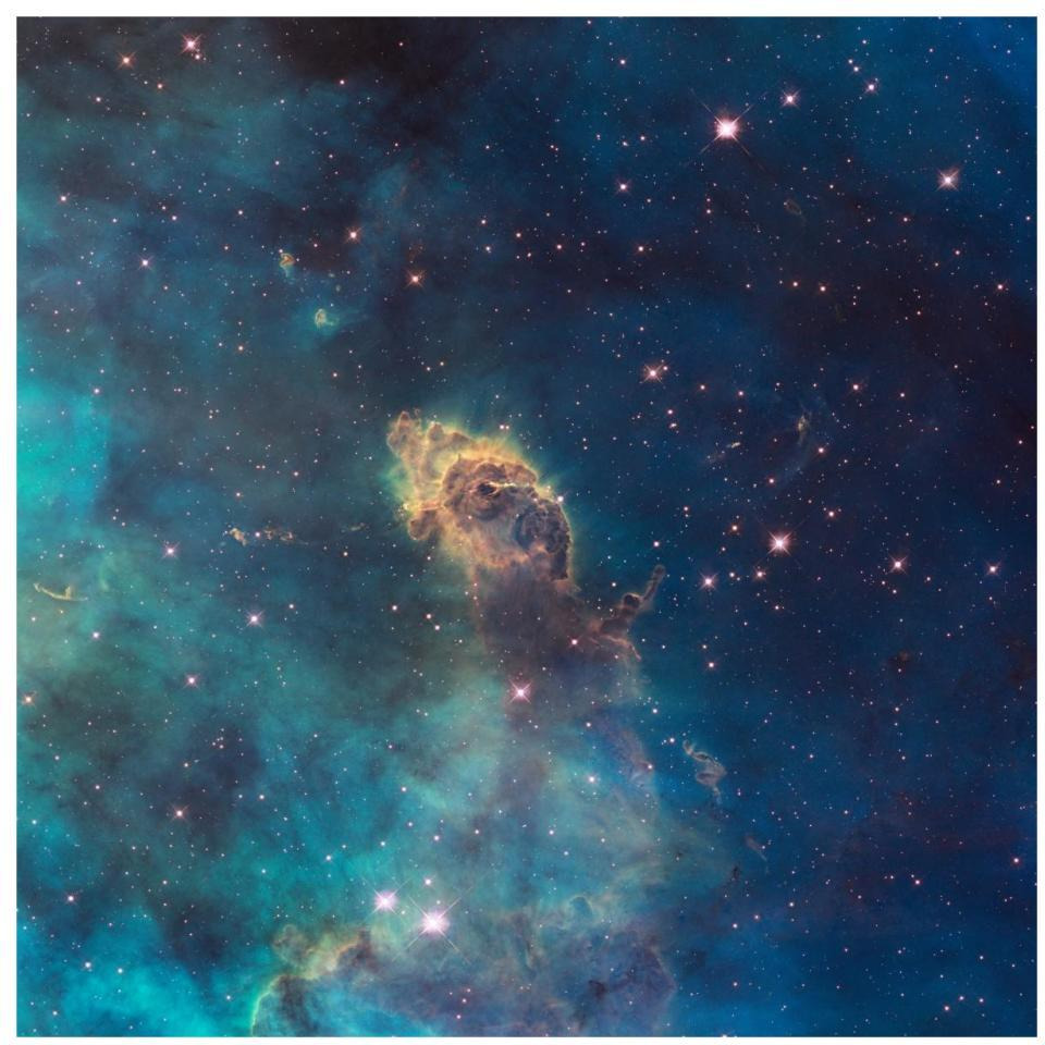 Jet in Carina -  WFC3 UVIS Full Field-Paper Art-32&quotx32"