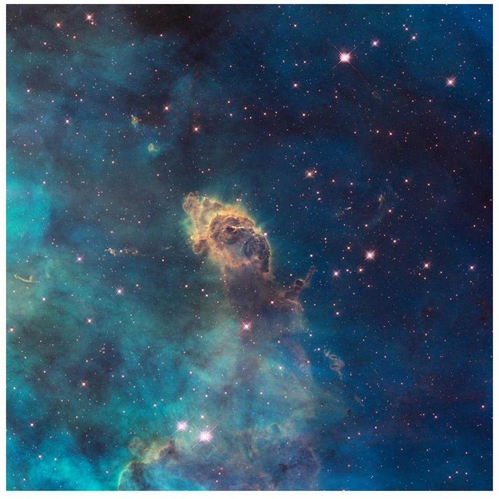 Jet in Carina -  WFC3 UVIS Full Field-Paper Art-42&quotx42"
