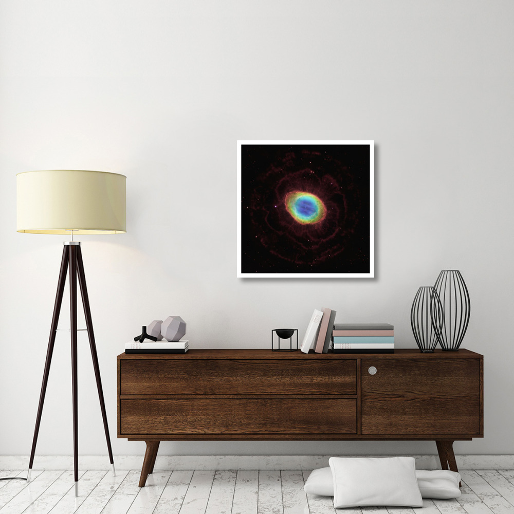 Hubble Reveals the Ring Nebula's True Shape-Paper Art-32&quotx32"
