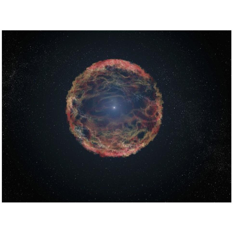 Artist's Impression of Supernova 1993J-Paper Art-42&quotx32"