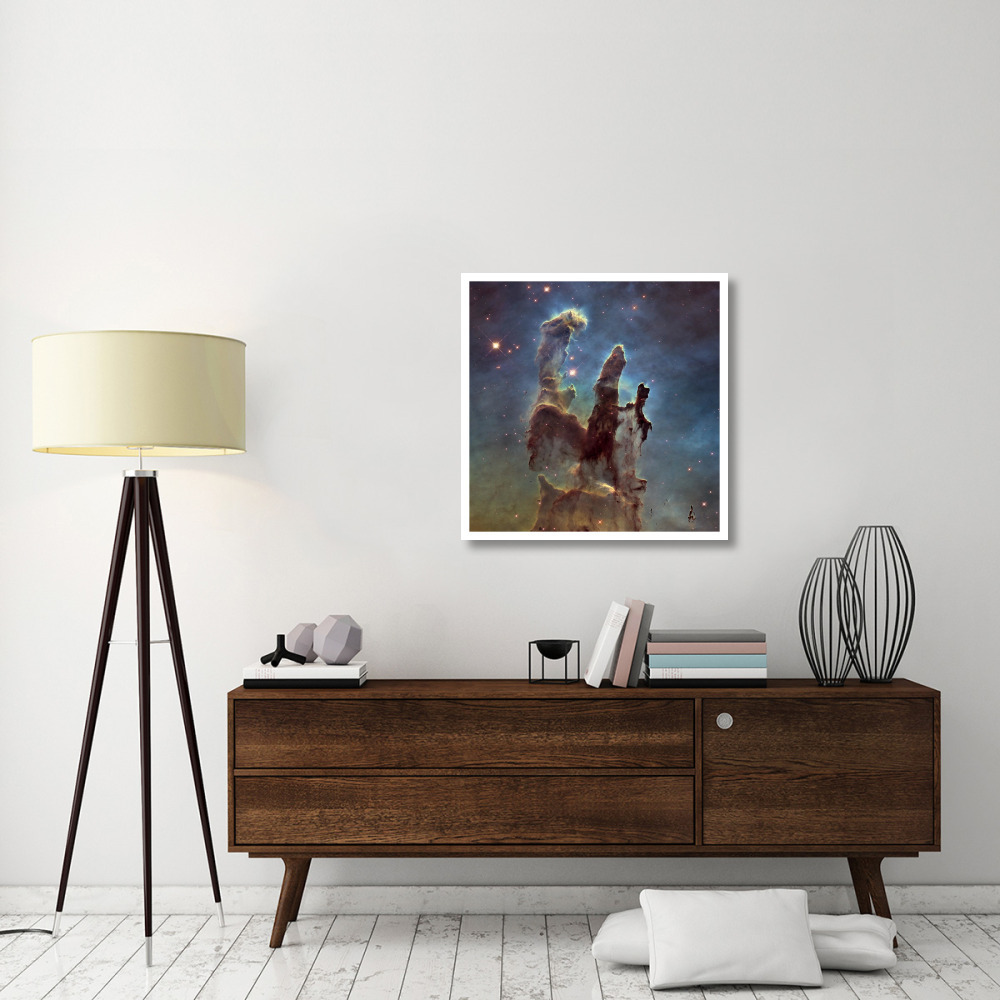 2014 Hubble WFC3/UVIS  High Definition Image of M16 - Pillars of Creation-Paper Art-32&quotx32"