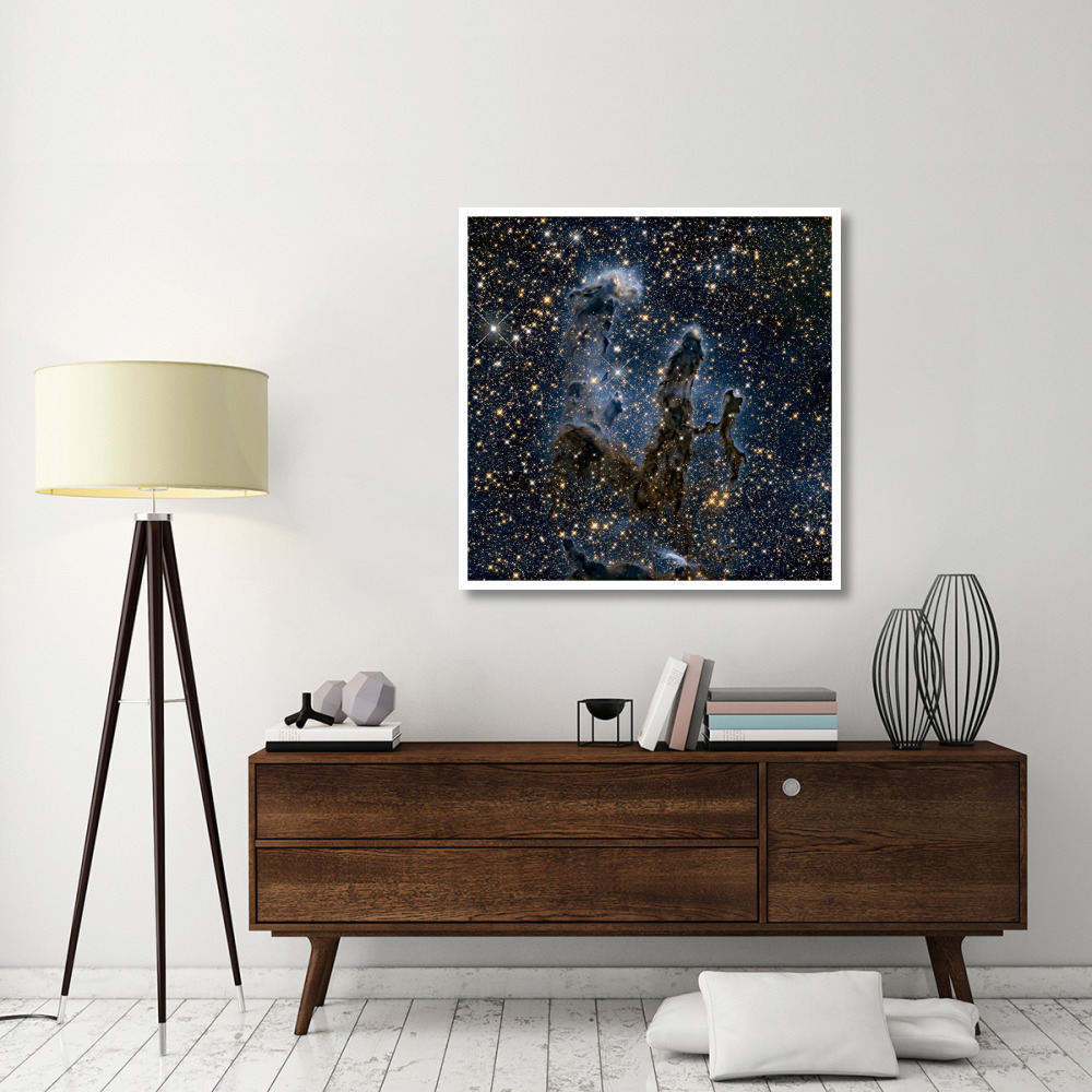 A Near-Infrared View of the Pillars of Creation-Paper Art-42&quotx42"