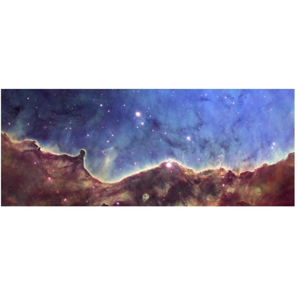 Hubble Image of NGC 3324-Paper Art-52&quotx22"