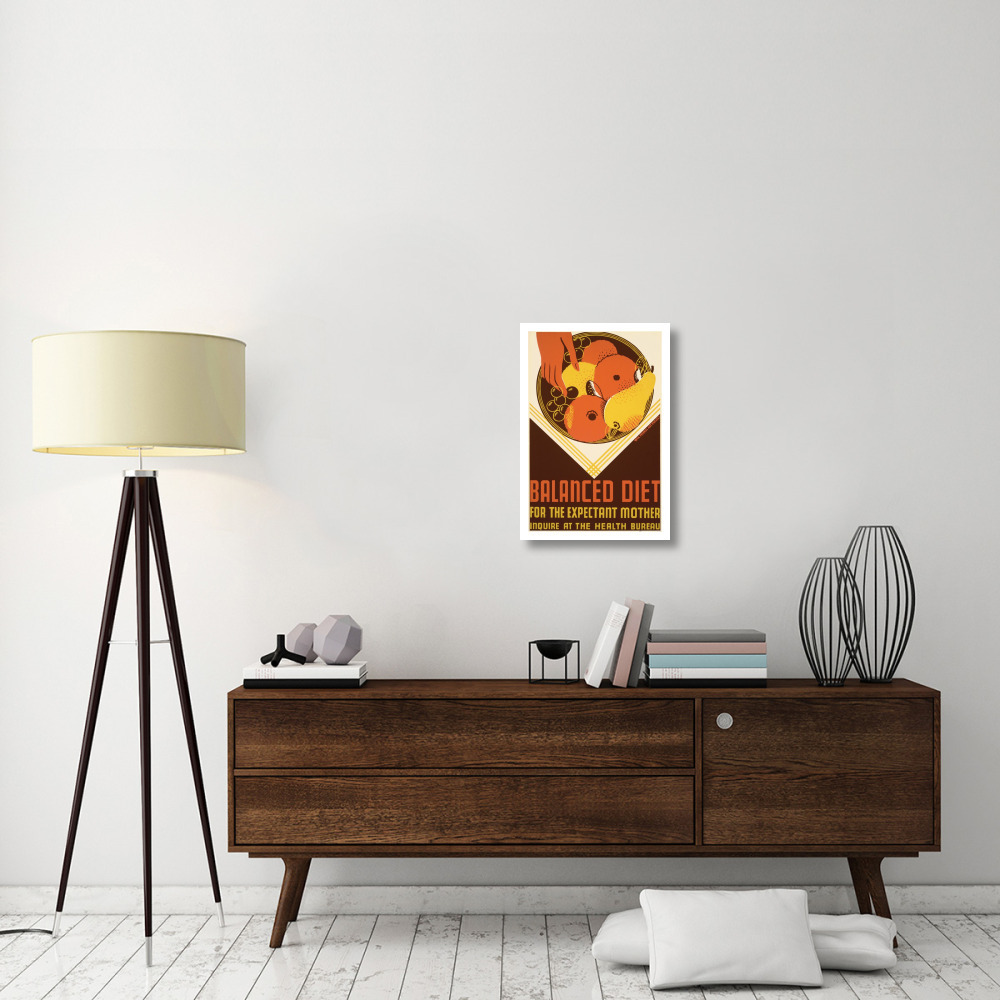Balanced diet for the expectant mother.-Paper Art-18&quotx26"