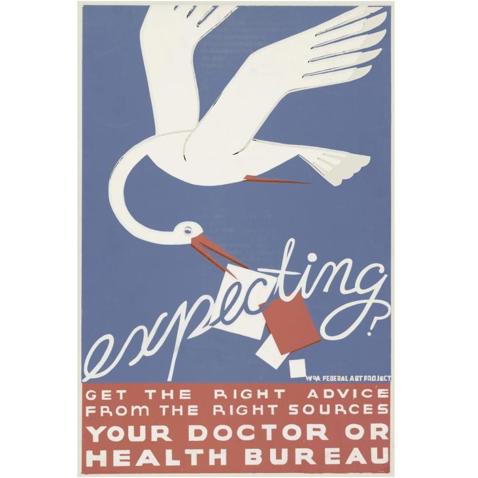 Expecting Get the right advice-Paper Art-14&quotx20"