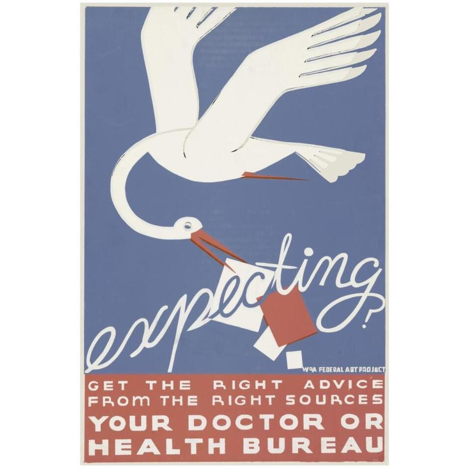 Expecting Get the right advice-Paper Art-22&quotx32"