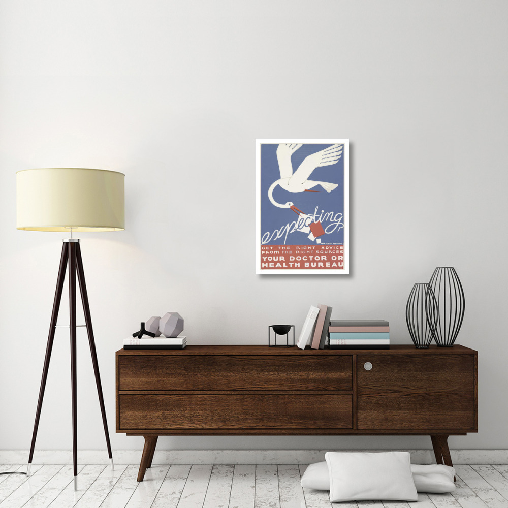 Expecting Get the right advice-Paper Art-22&quotx32"