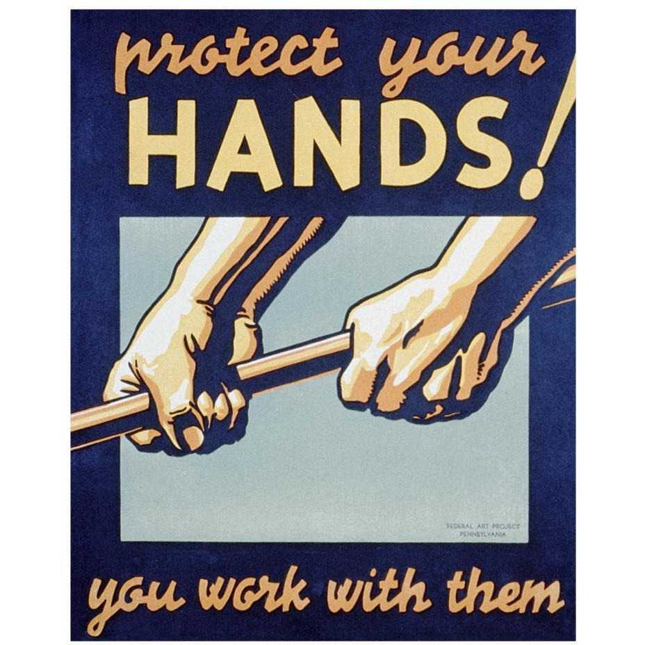 Protect your hands-Paper Art-18&quotx22"
