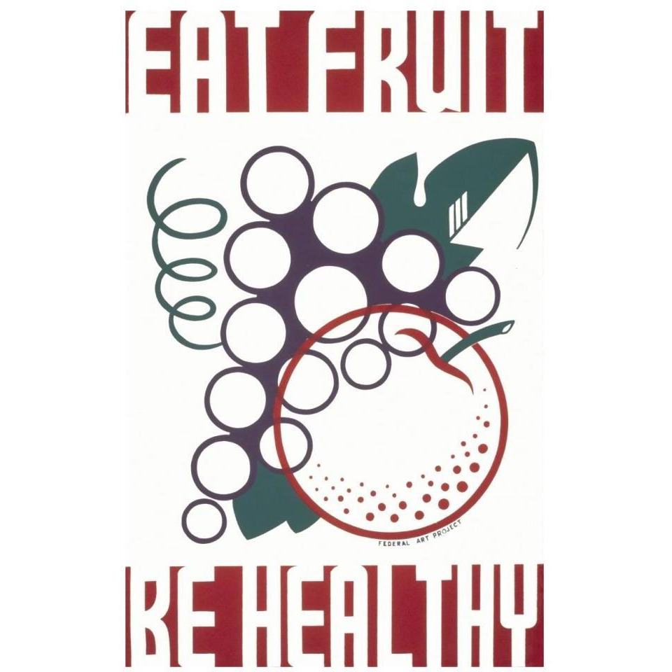 Eat fruit - be healthy-Paper Art-21&quotx32"