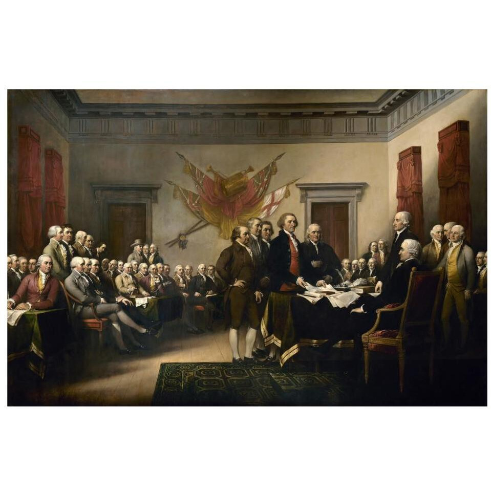 Declaration of Independence-Paper Art-32&quotx22"