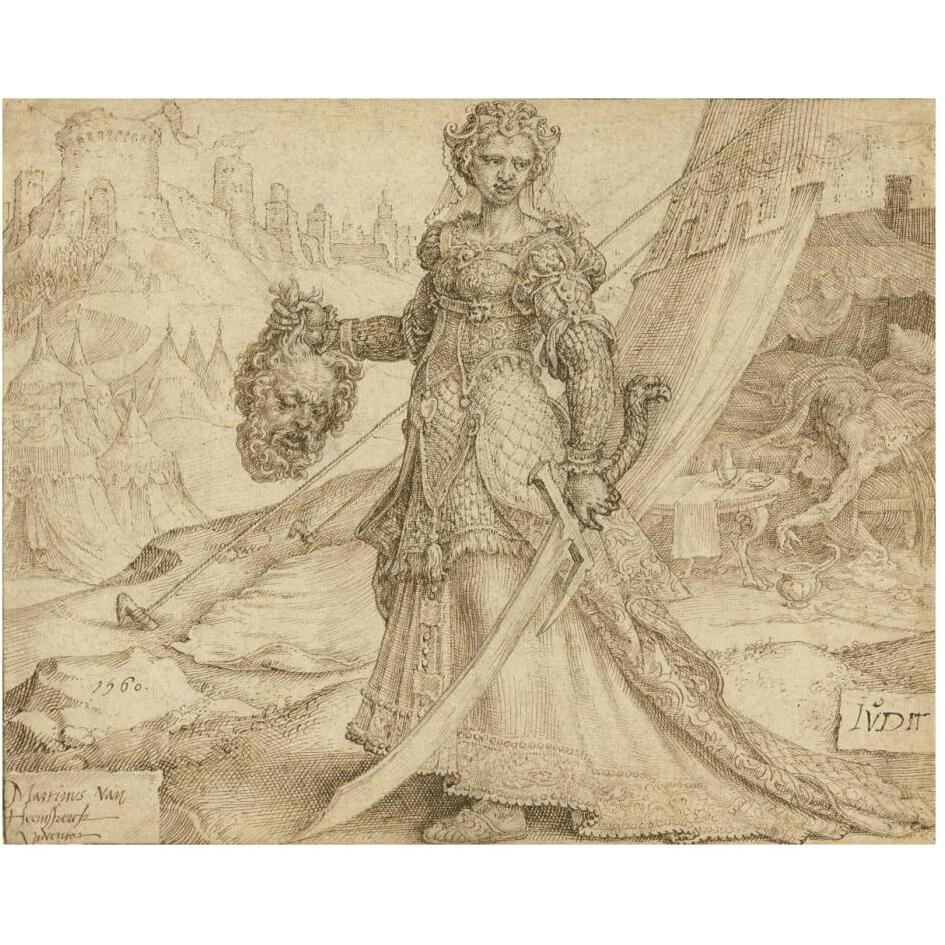 Judith-Paper Art-30&quotx24"