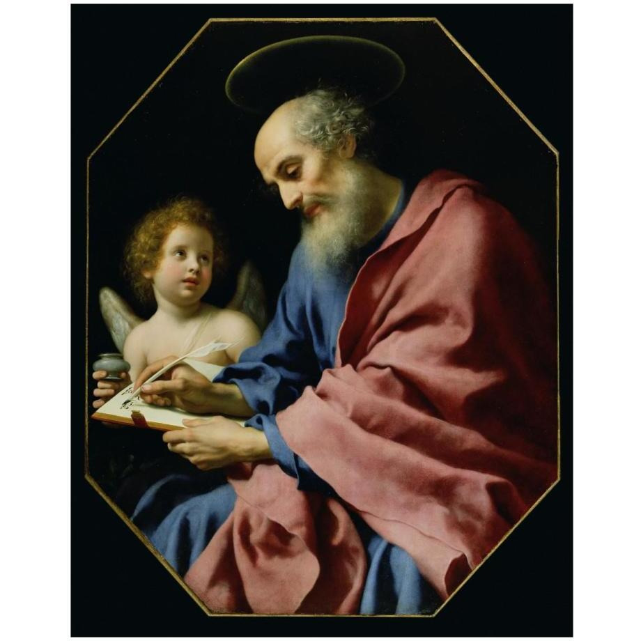 St. Matthew Writing His Gospel-Paper Art-18&quotx22"