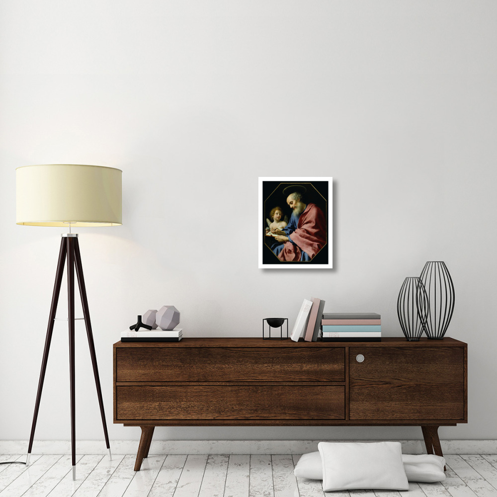 St. Matthew Writing His Gospel-Paper Art-18&quotx22"