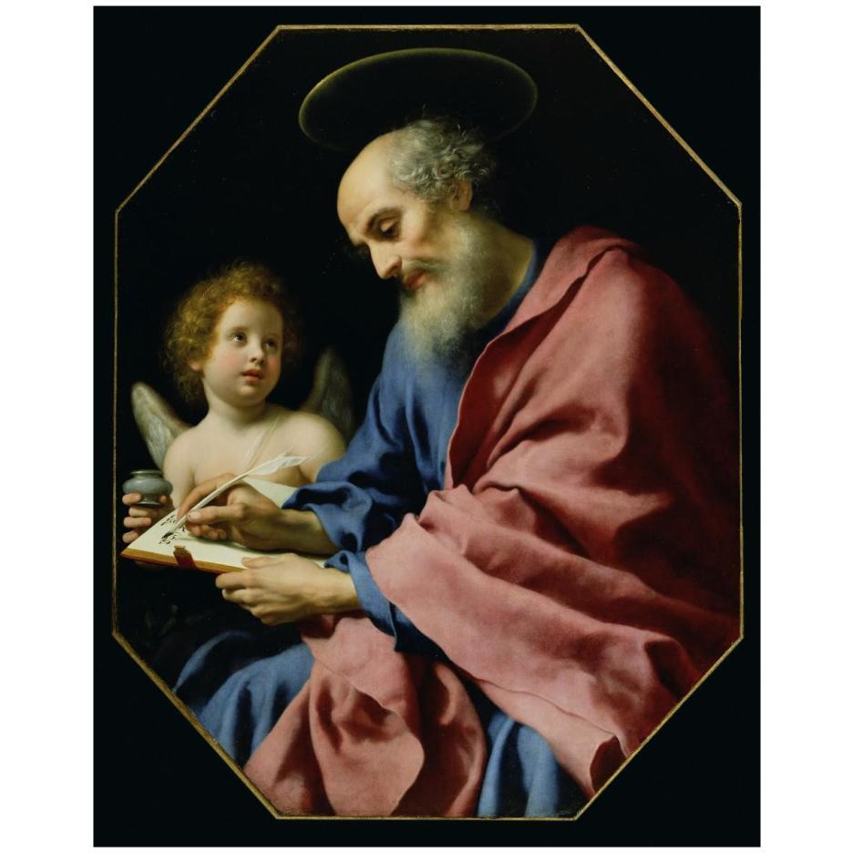 St. Matthew Writing His Gospel-Paper Art-22&quotx26"
