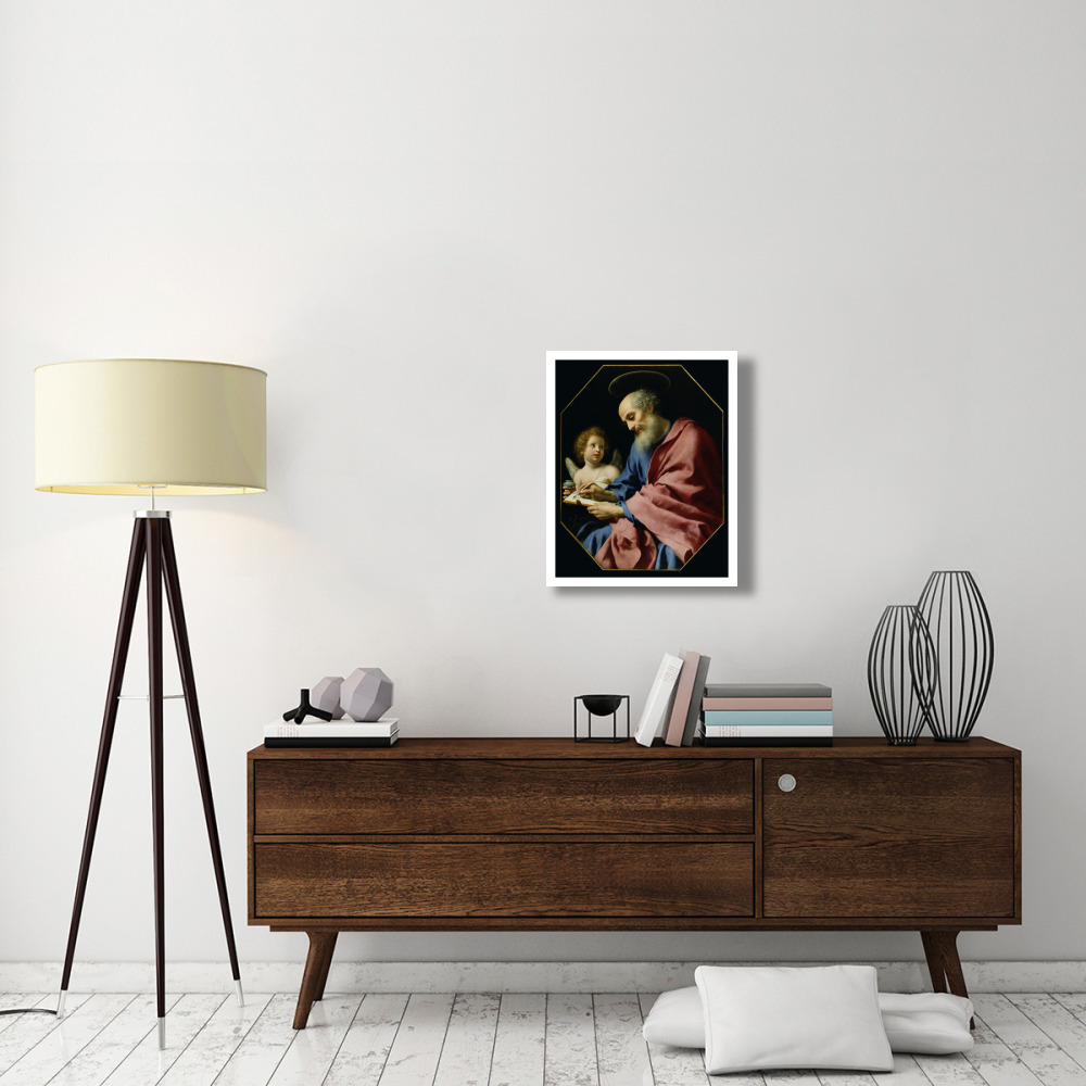 St. Matthew Writing His Gospel-Paper Art-22&quotx26"