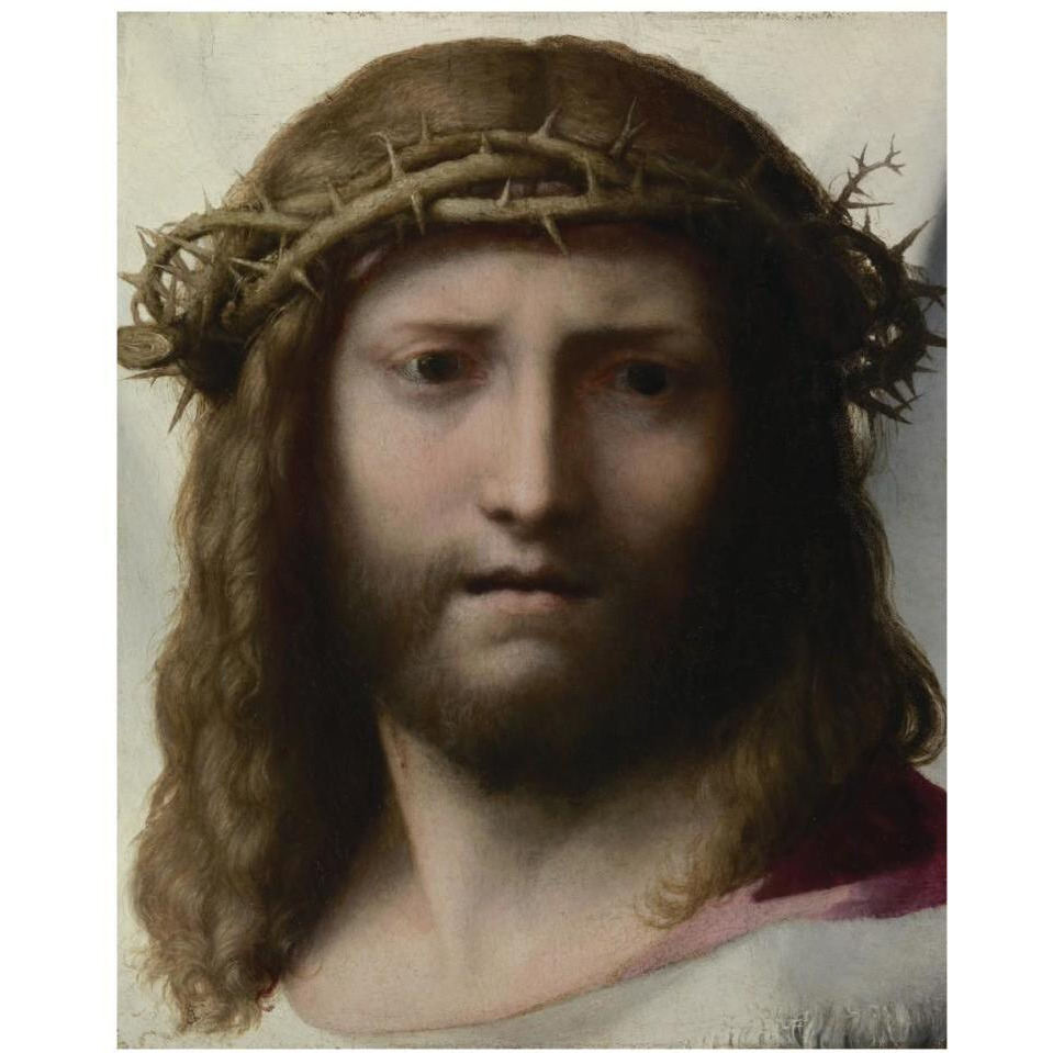 Head of Christ-Paper Art-30&quotx37"
