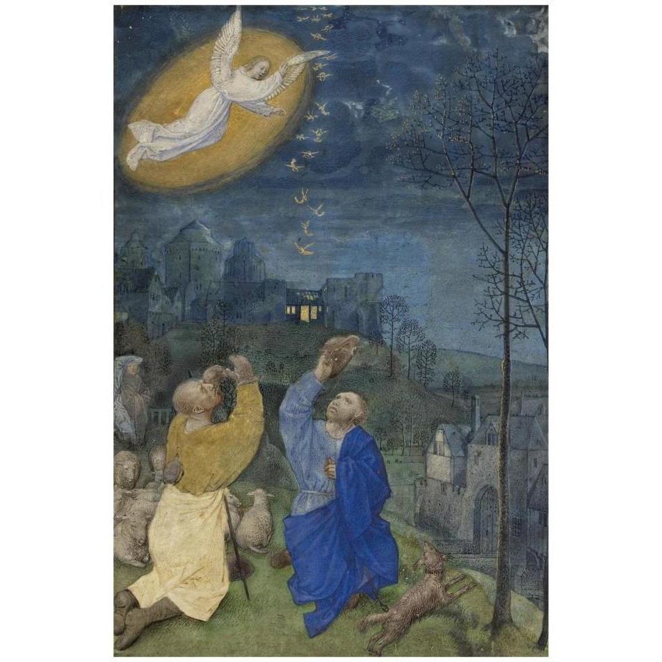 The Annunciation to the Shepherds-Paper Art-22&quotx32"