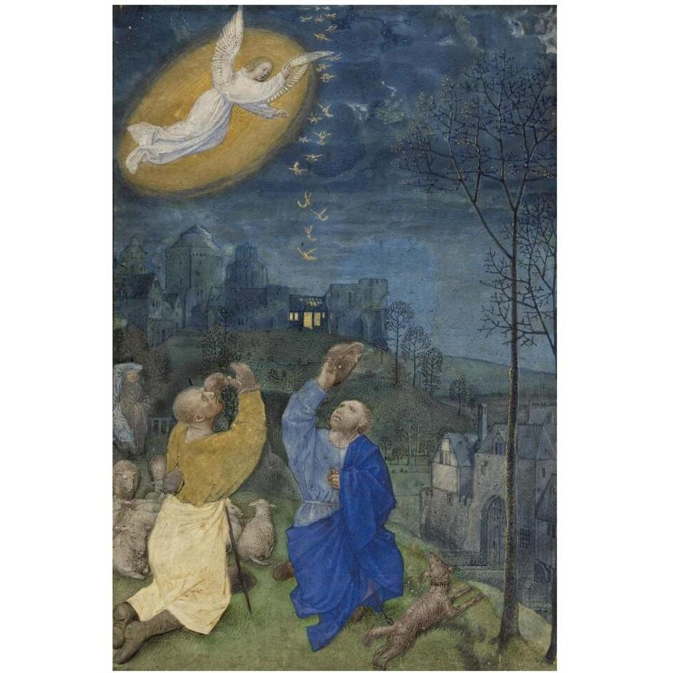 The Annunciation to the Shepherds-Paper Art-26&quotx38"