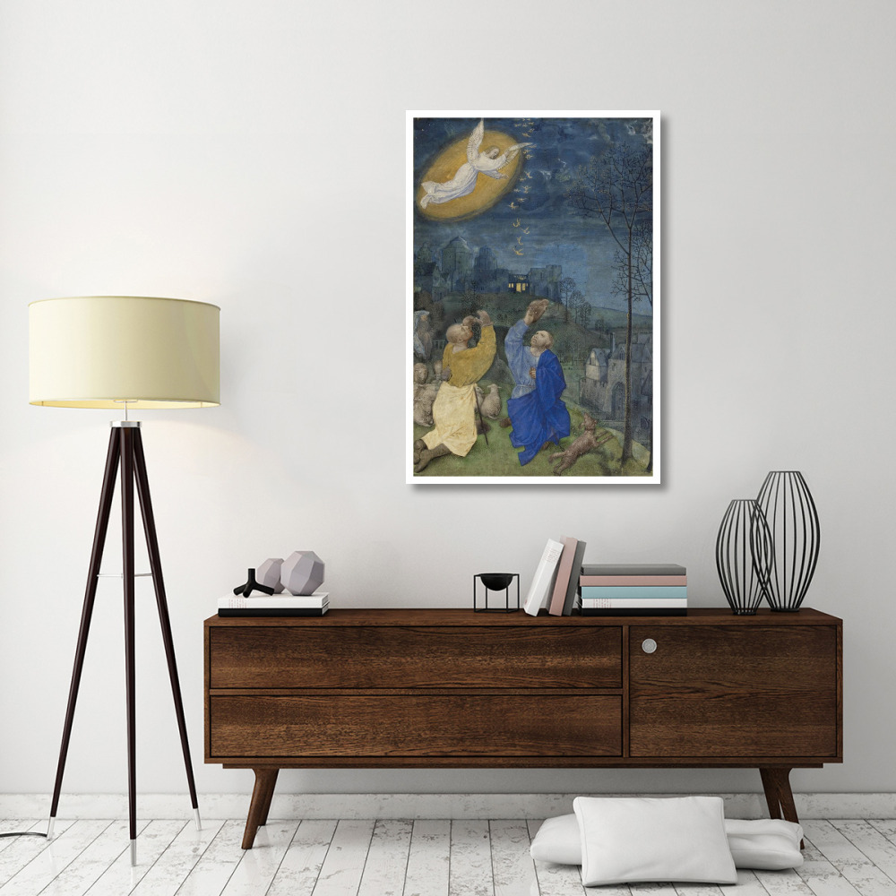 The Annunciation to the Shepherds-Paper Art-34&quotx50"