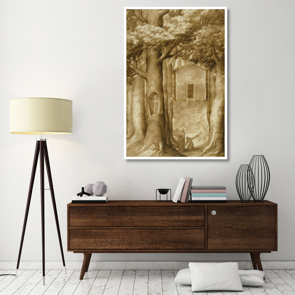 La Verna The Chapel of the Blessed Giovanni della Verna-Paper Art-42&quotx62"