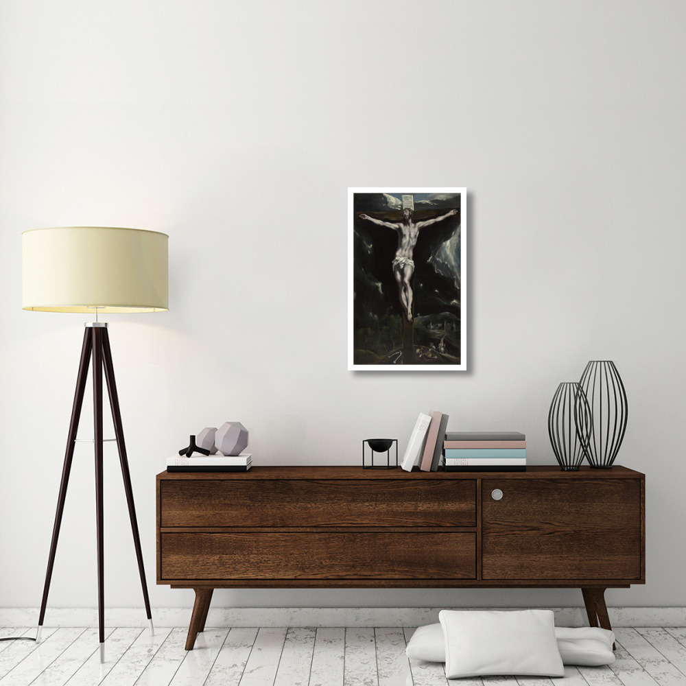 Christ on the Cross-Paper Art-21&quotx32"