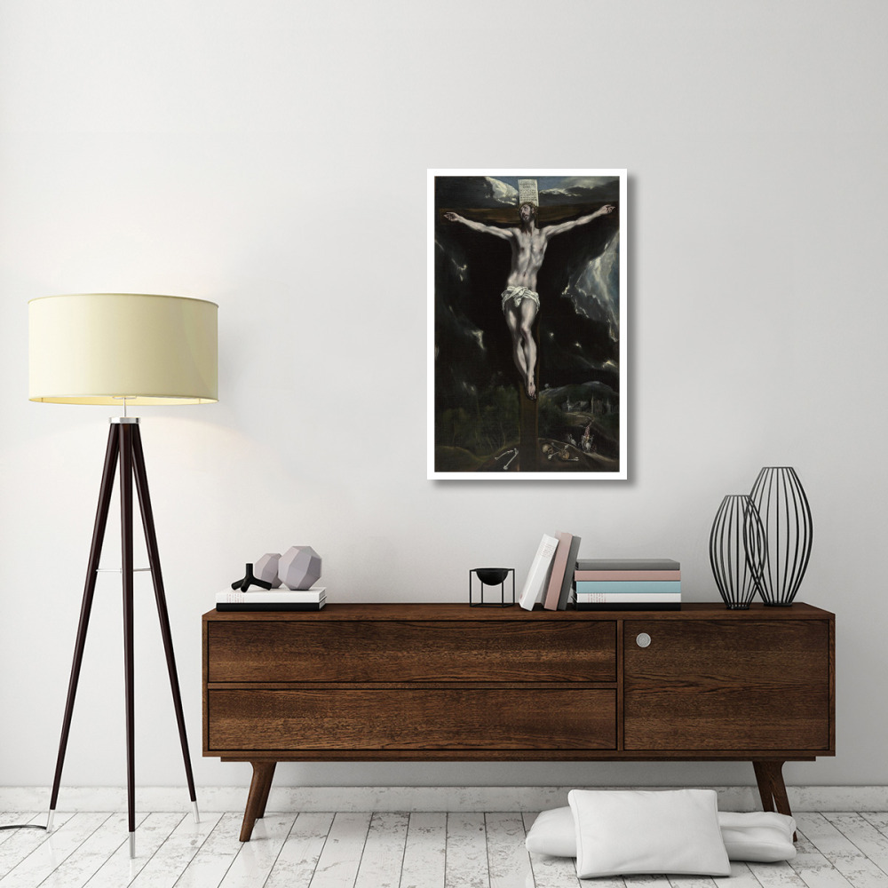 Christ on the Cross-Paper Art-27&quotx42"
