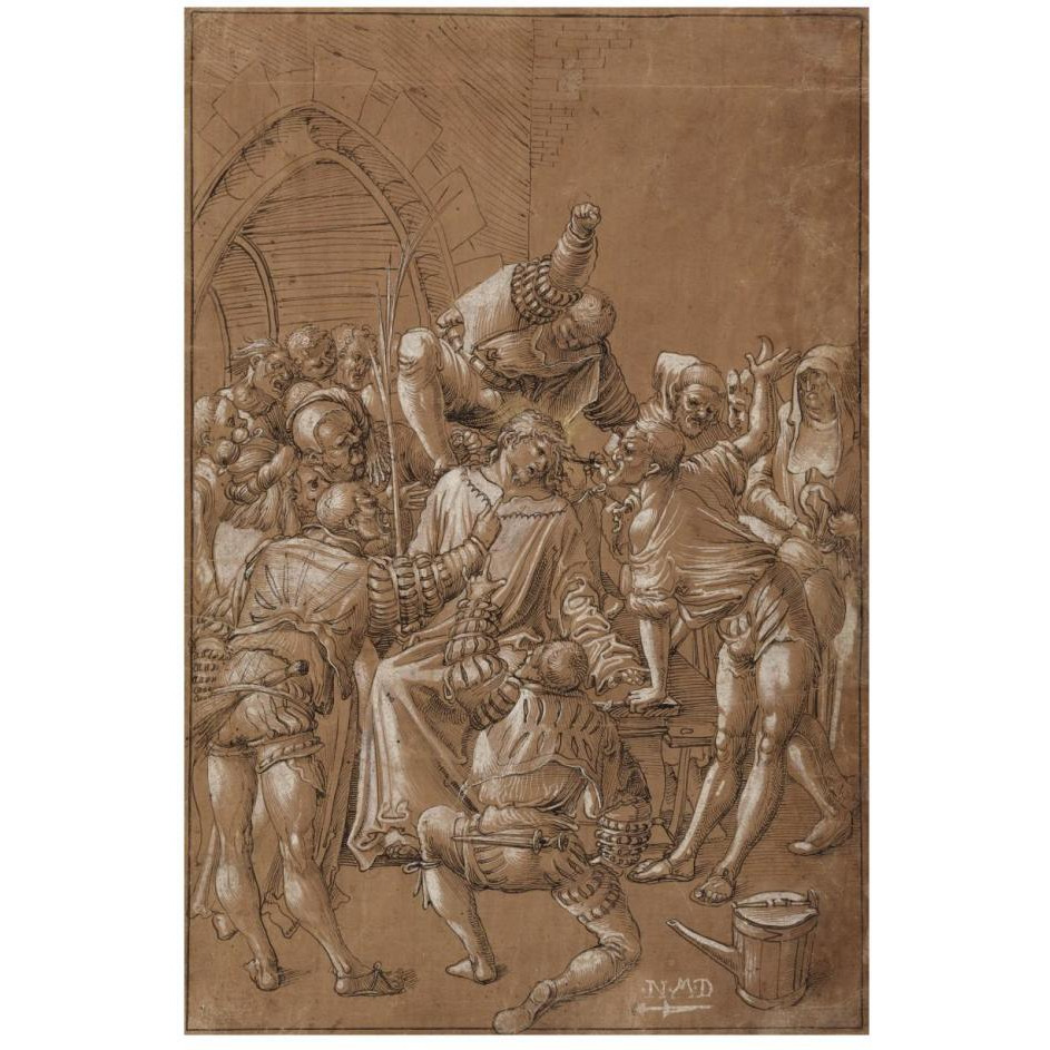 The Mocking of Christ-Paper Art-18&quotx26"