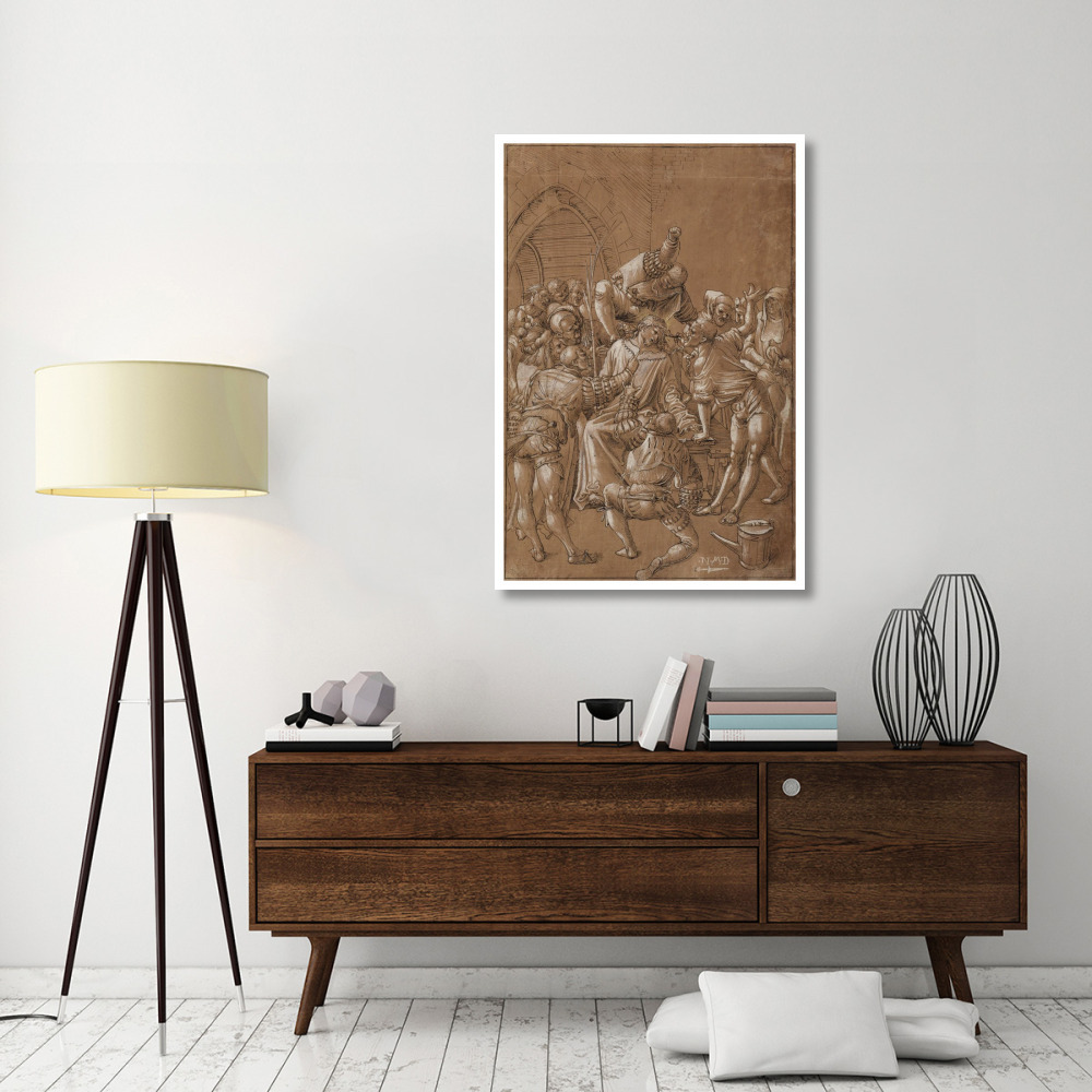 The Mocking of Christ-Paper Art-34&quotx50"