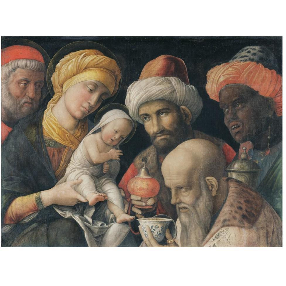 Adoration of the Magi-Paper Art-50&quotx38"