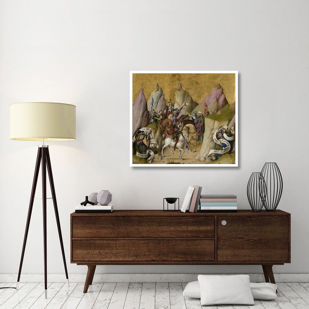 The Meeting of the Three Kings, with David and Isaiah (recto) The Assumption of the Virgin (verso)-Paper Art-42&quotx37"