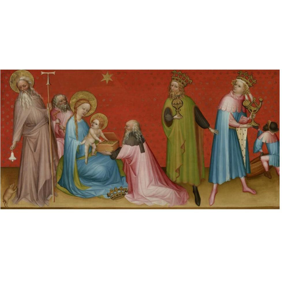 The Adoration of the Magi with Saint Anthony Abbot-Paper Art-62&quotx32"