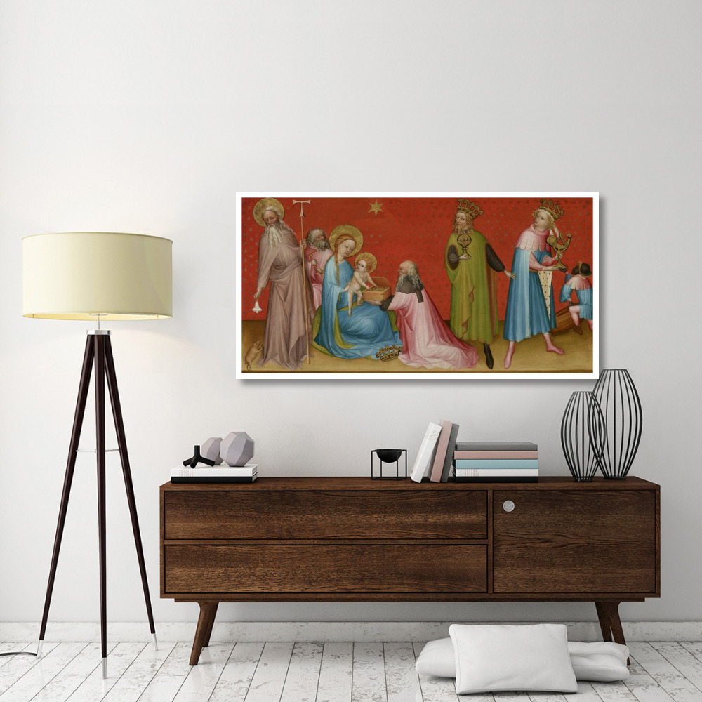 The Adoration of the Magi with Saint Anthony Abbot-Paper Art-62&quotx32"