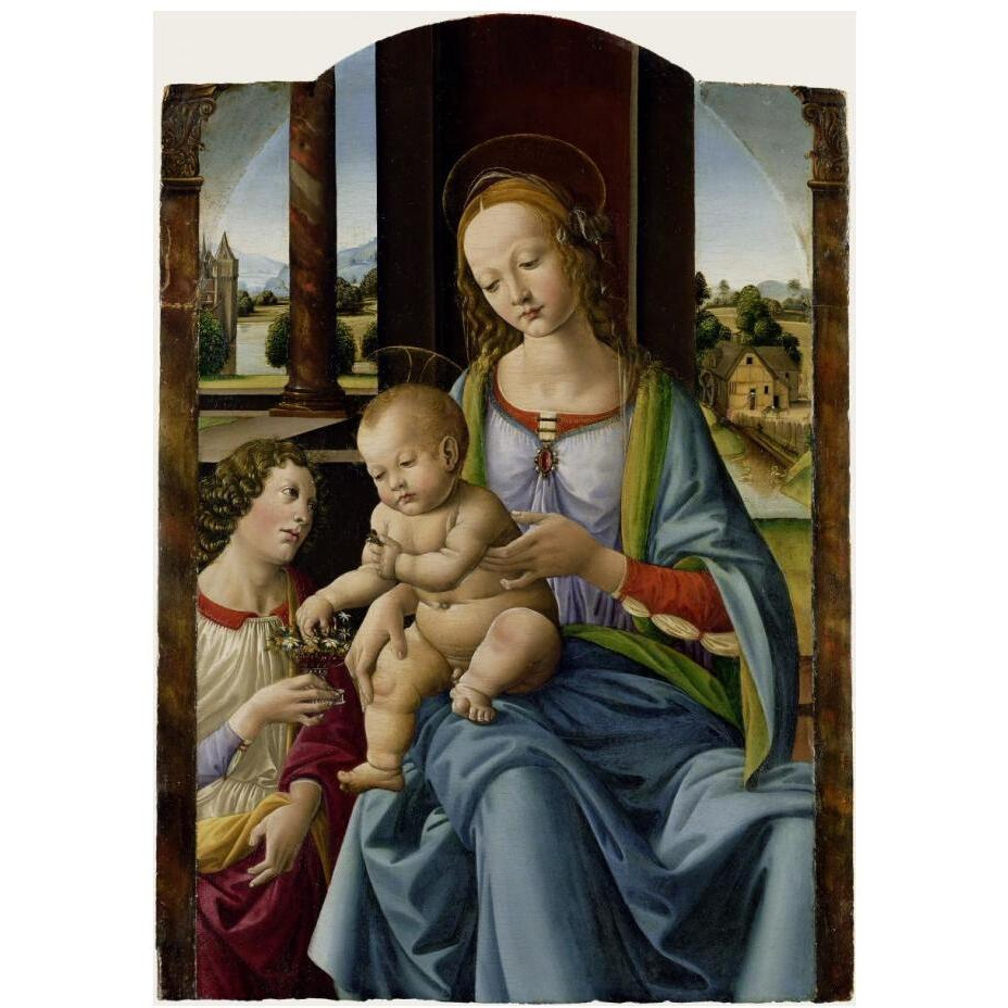Madonna and Child-Paper Art-18&quotx24"