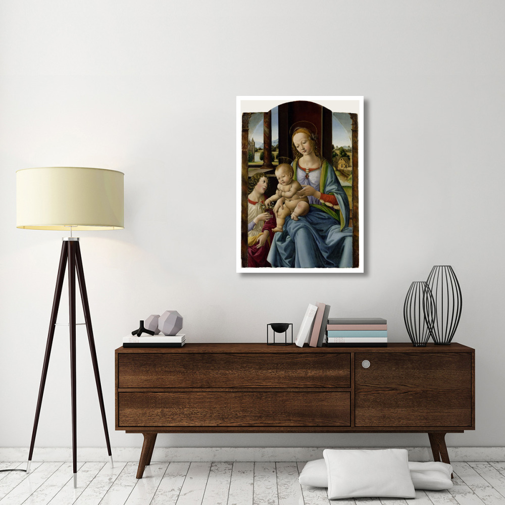 Madonna and Child-Paper Art-30&quotx42"