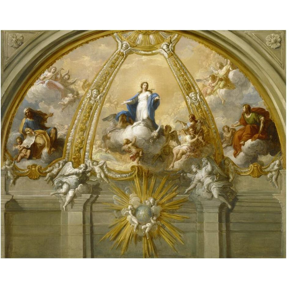 Immaculate Conception-Paper Art-30&quotx24"