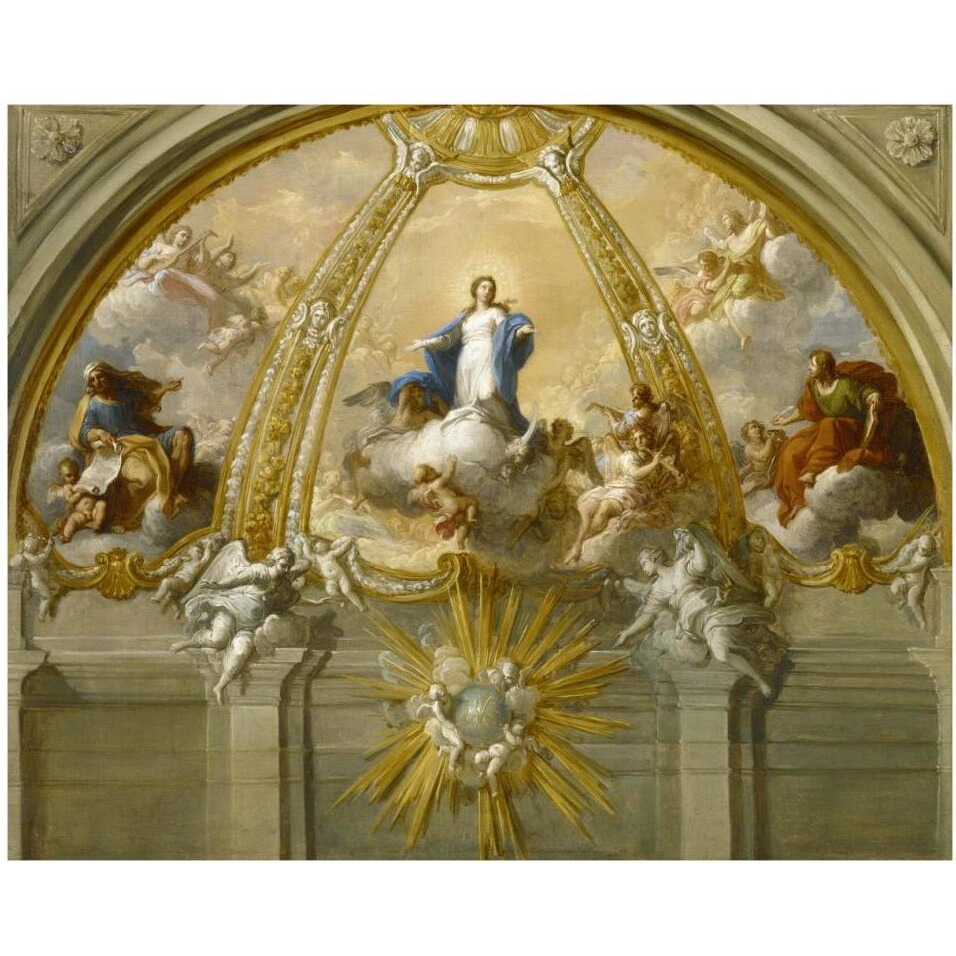 Immaculate Conception-Paper Art-37&quotx30"